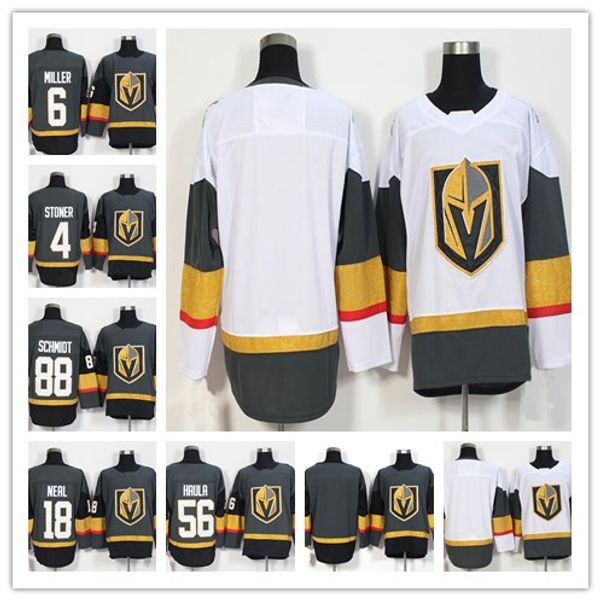 Custom Men's Vegas Golden Knights Gray white stitched any name any number embroidery jersey free shipping